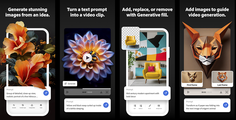 Adobe Firefly revoluciona la ideación creativa con una nueva aplicación móvil